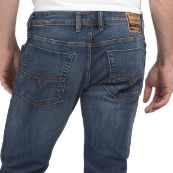 NEW DIESEL Zanity Slim Bootcut Jeans IN mid blue for men 925 6t3 - Picture 4 of 4